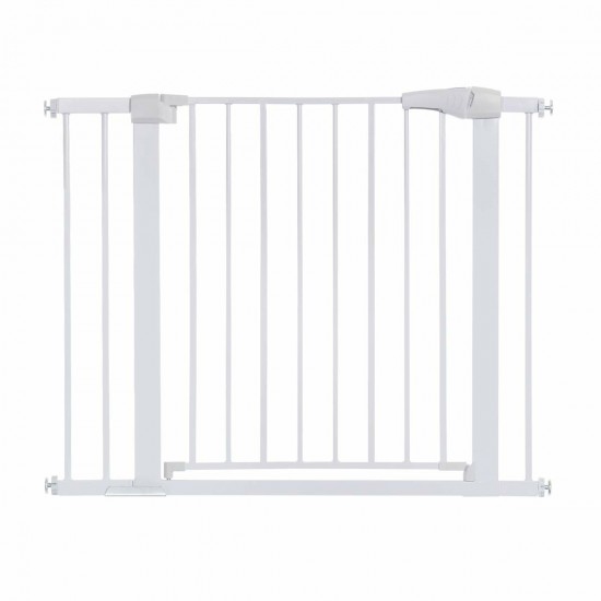 29.5inch-40.5inch Extra Wide Baby Gate Baby Fences 30inch Tall Kids Play Gate Large Pet Gate with Swing Door For Doorway Stairs