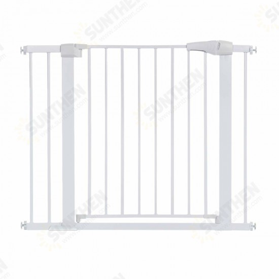 29.5inch-40.5inch Extra Wide Baby Gate Baby Fences 30inch Tall Kids Play Gate Large Pet Gate with Swing Door For Doorway Stairs