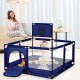 Baby Playpens Children Game Balls Pool Basketball Hoop Large Baby Mesh Fence Toddler Indoor Outdoor Children Playpen