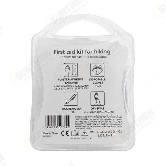 20 Pcs First Aid Kit Emergency Medical Bag Sport Camping Travel Survival Tools