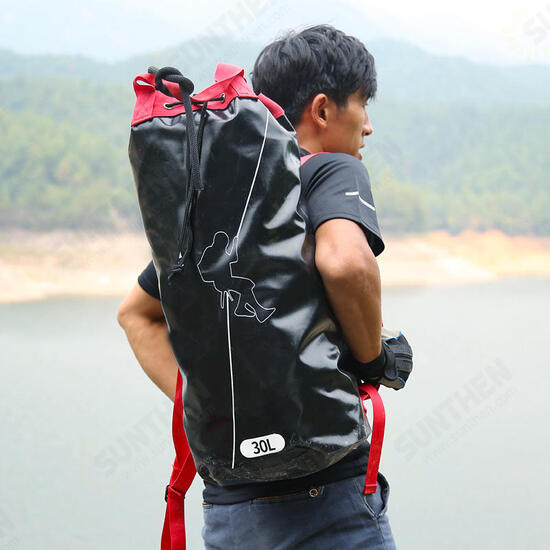 30/45L Outdoor Hiking Rock Climbing Speed-down Backpack Storage Rope Bags Sports Pack