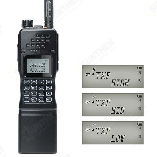 AR-152 10W 5800MA Walkie Talkie Dual Band 136-174/400-520Mhz 128 Channels High Power USB Charging Waterproof Long Range Portable Two Way Walkie Talkie