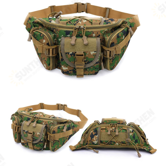 Hunting Multifunctional Tactical Running Multi-Purpose Bag Vest Waist Pouch Utility Pack