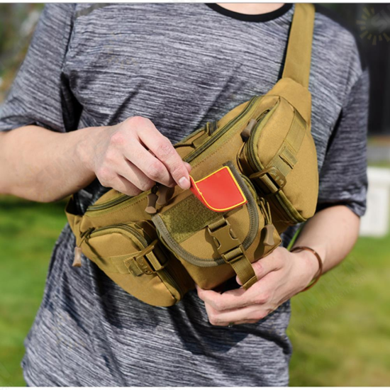 Hunting Multifunctional Tactical Running Multi-Purpose Bag Vest Waist Pouch Utility Pack