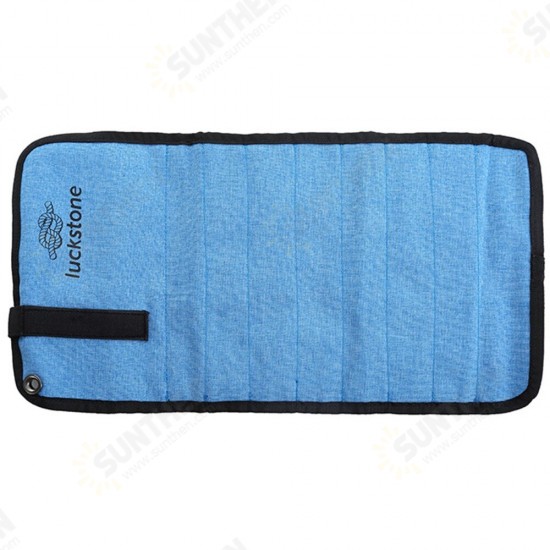 500D Oxford Cloth Folding Camping Pegs Nail Storage Bag Multi-pocket Tackle Climbing Bags