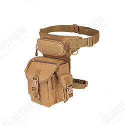 Men's Nylon Hip Drop Belt Waist Fanny Leg Bag Waterproof Military Tactical Bag