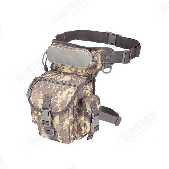 Men's Nylon Hip Drop Belt Waist Fanny Leg Bag Waterproof Military Tactical Bag