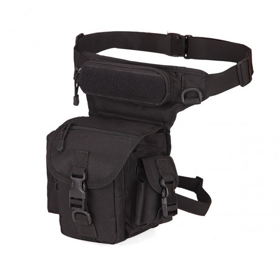 Men's Nylon Hip Drop Belt Waist Fanny Leg Bag Waterproof Military Tactical Bag