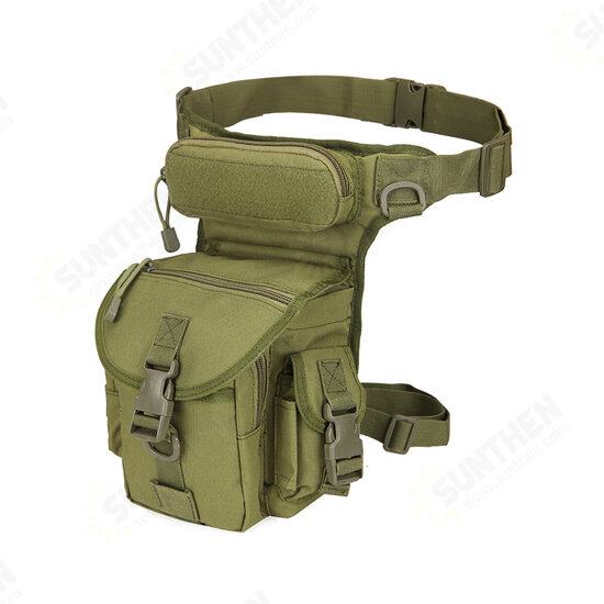 Men's Nylon Hip Drop Belt Waist Fanny Leg Bag Waterproof Military Tactical Bag