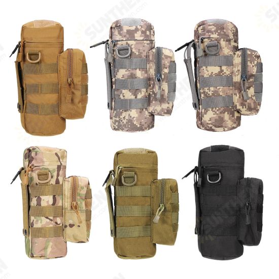 Multifunctional Water Bottle Bag Outdoor Tactical Bag Sports Hiking Climbing Package Kettle Bag