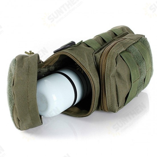 Multifunctional Water Bottle Bag Outdoor Tactical Bag Sports Hiking Climbing Package Kettle Bag