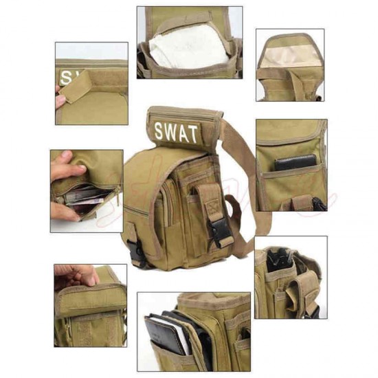 Hunting Multifunctional Tactical Multi-Purpose Bag Vest Waist Pouch Leg Utility Pack