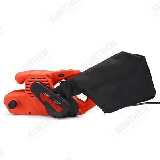 220V 1200W Portable Belt Sander Electric Variable Speed Sanding Grinding Machine