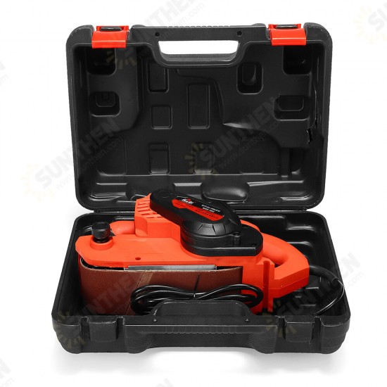 220V 1200W Portable Belt Sander Electric Variable Speed Sanding Grinding Machine