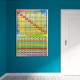 1-100 Square Educational Math Poster for Kids Rooms Classrooms Teach Multiplication Division Digital