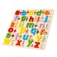 1 Set Wooden Puzzle Hand Grab Board Toy Alphabet Letters Numbers Toddler Kids Early Learning Toys Gift