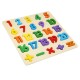 1 Set Wooden Puzzle Hand Grab Board Toy Alphabet Letters Numbers Toddler Kids Early Learning Toys Gift