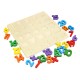 1 Set Wooden Puzzle Hand Grab Board Toy Alphabet Letters Numbers Toddler Kids Early Learning Toys Gift