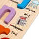 1 Set Wooden Puzzle Hand Grab Board Toy Alphabet Letters Numbers Toddler Kids Early Learning Toys Gift