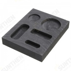 10 OZ Graphite Crucible Ingot Bar Combo Mold For Silver Gold Melting Casting 10 OZ Graphite Crucible Ingot Bar Combo Mold For Silver Gold Melting Casting