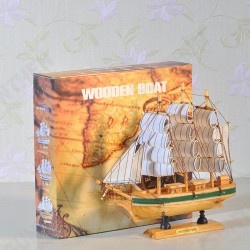 10 inch DIY Assembly Marion Wooden Ship Boats Model Sailing Decor Xmas Gift Toy 10 inch DIY Assembly Marion Wooden Ship Boats Model Sailing Decor Xmas Gift Toy