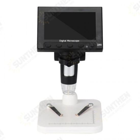 1000 x 2.0MP Magnifier USB Digital Electronic Microscope 4.3 Inch LCD Display