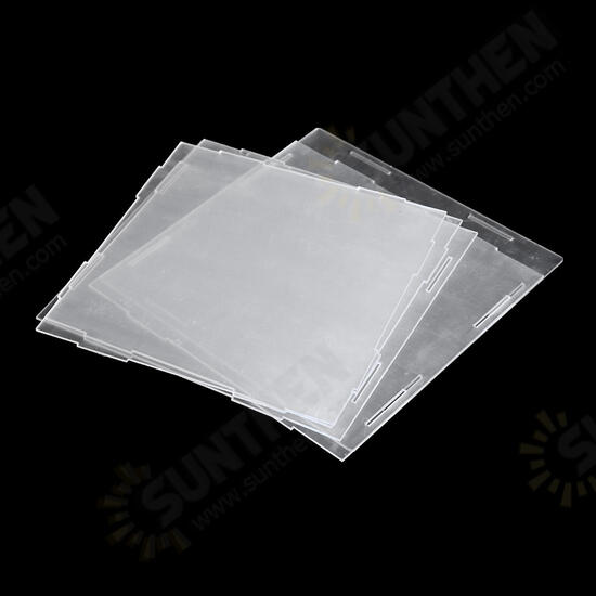 10/20/30cm Acrylic Display Case Box Dustproof Self-Assembly Model Protection