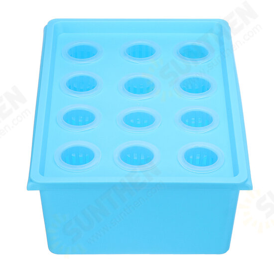 12 Holes Soilless Cultivation Hydroponic Box Solar Power Flower Plant Site Hydroponic System Pump Equipment