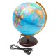 12.5inch World Earth Globe Map Geography LED Illuminated for Desktop Decoration Education Kids Gift