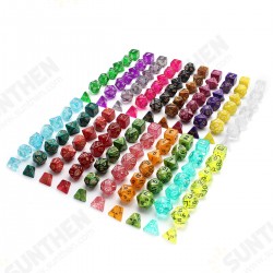 140Pcs/280Pcs Polyhedral Dices for Dungeons & Dragons Desktop Games With Storage Bags 140Pcs/280Pcs Polyhedral Dices for Dungeons & Dragons Desktop Games With Storage Bags