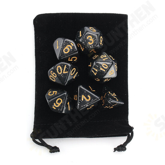 140Pcs/280Pcs Polyhedral Dices for Dungeons & Dragons Desktop Games With Storage Bags