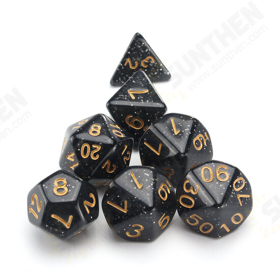 140Pcs/280Pcs Polyhedral Dices for Dungeons & Dragons Desktop Games With Storage Bags