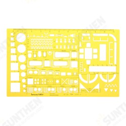 1:50 Interior Decorations Architectural Furniture Drawing Template KT Soft Plastic Ruler Stencil 1:50 Interior Decorations Architectural Furniture Drawing Template KT Soft Plastic Ruler Stencil