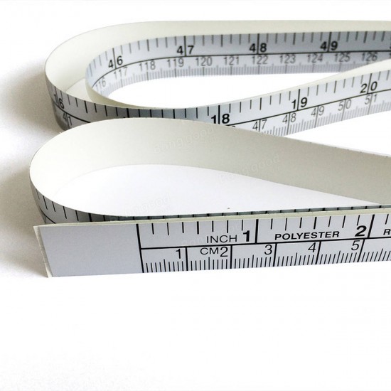 150cm Vinyl Silver Self Adhesive Measuring Tape Ruler Sticker For Sewing Machine