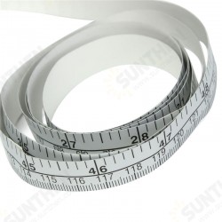 150cm Vinyl Silver Self Adhesive Measuring Tape Ruler Sticker For Sewing Machine 150cm Vinyl Silver Self Adhesive Measuring Tape Ruler Sticker For Sewing Machine