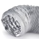 1.5m/3m/6m Flexible Exhaust Vent Tube Hose Aluminum Air Ducting Ventilation Exhaust Muffler