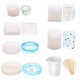 17Pcs DIY 3D Geometric Epoxy Resin Casting Molds Kit Silicone Mould Jewelry Pendant Craft Making Tools
