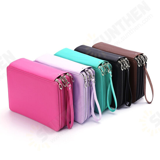 184 Slots Pencil Case Large Capacity Pen Bag Organizer Foldable Colored Storage