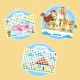 198PCS DIY Drilling Screw 3D Cartoon Animals Electric Drill Assemble Creative Puzzle Toys Set