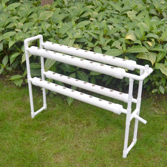 2 Layer 36 Sites Hydroponic Grow Kit Ebb Flow Deep Water Culture Growing DWC Planting Garden Vegetable System