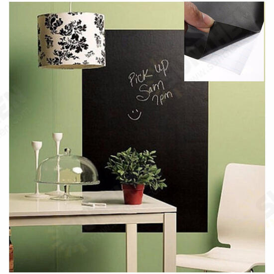 200X45cm Chalkboard Stick Drawing Board Blackboard Removable Vinyl Wall Sticker Decal DIY Cut