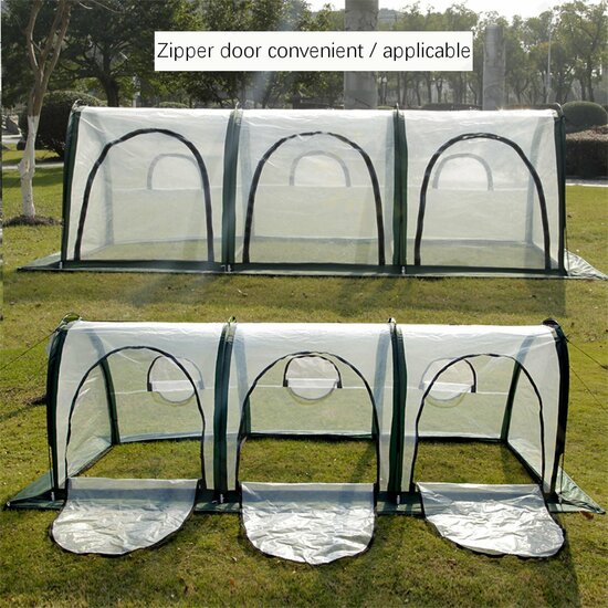 200x100x100cm PVC Garden Greenhouse Cover Waterproof Protects Plants Flowers Planting Heat Proof Cold Proof