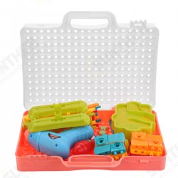 211PCS DIY Electric Drill Screwdriver Toys Nut Disassembly 3D Puzzle Kids Educational Toys Gift 211PCS DIY Electric Drill Screwdriver Toys Nut Disassembly 3D Puzzle Kids Educational Toys Gift