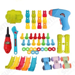 211PCS DIY Electric Drill Screwdriver Toys Nut Disassembly 3D Puzzle Kids Educational Toys Gift 211PCS DIY Electric Drill Screwdriver Toys Nut Disassembly 3D Puzzle Kids Educational Toys Gift