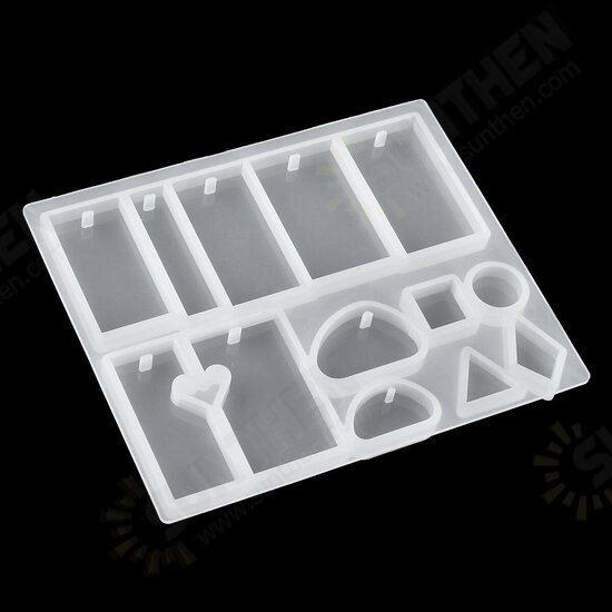 213Pcs DIY Epoxy Resin Casting Molds Kit Silicone Jewelry Pendant Craft Making Mould