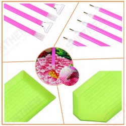 21PCS 5D DIY Diamond Painting Accessories Kit For Student Mural Home Decoration Tool Set Model Clip 21PCS 5D DIY Diamond Painting Accessories Kit For Student Mural Home Decoration Tool Set Model Clip