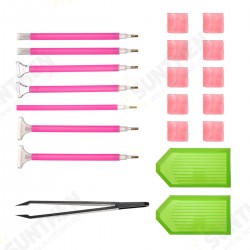 21PCS 5D DIY Diamond Painting Accessories Kit For Student Mural Home Decoration Tool Set Model Clip 21PCS 5D DIY Diamond Painting Accessories Kit For Student Mural Home Decoration Tool Set Model Clip