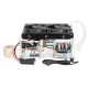 220V 2100W Mini Induction Heating Machine Heater Air Water Double Cooling DIY Device Science Model Kit