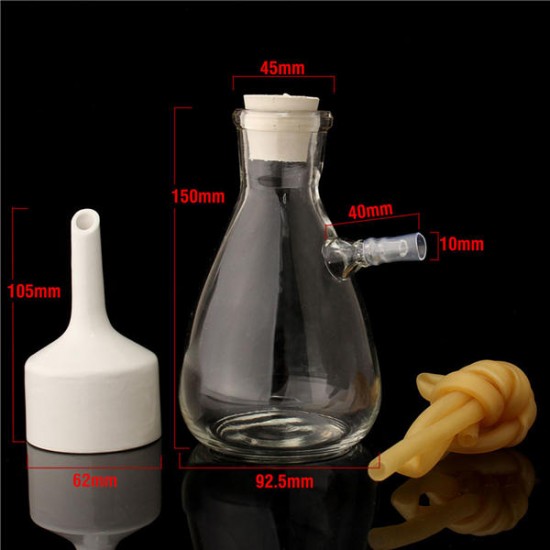250ml Buchner Funnel Apparatus Filteration Kit for Vacuum Suction