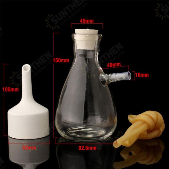 250ml Buchner Funnel Apparatus Filteration Kit for Vacuum Suction